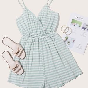 Stripes cami romper
